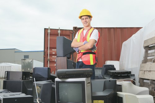 Business waste removal service in Knightsbridge office